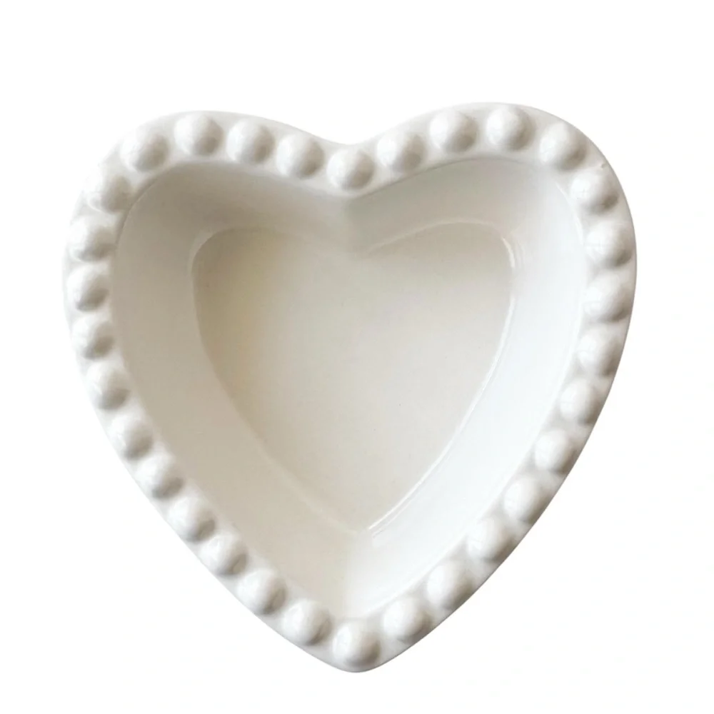 Williams Sonoma Beaded Heart Ramekins - Set of 4